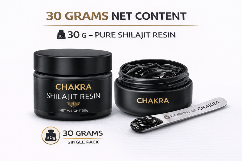 Shilajit Resin – Himalayan Origin | Purified & Lab Tested (30g)